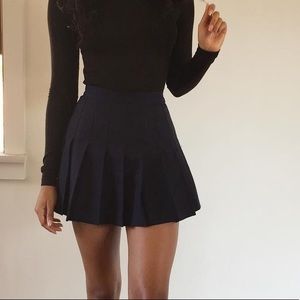 Original American Apparel Black Tennis Skirt